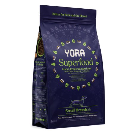 YORA granule z hmyzu Superfood Adult Small Breeds 6kg