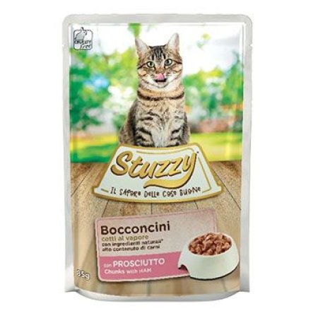 Stuzzy Cat vrecko Adult šunka prosciutto 85g