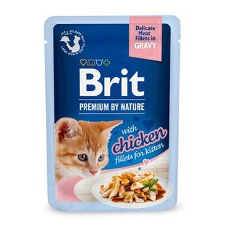 Brit Premium Cat D Fillety in Gravy for Kitten 85g