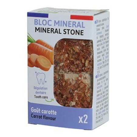 Minerálny kameň NUTRIMEAL hlodavce mrkva 2x100g Zolux