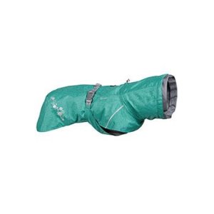Obleček Hurtta Monsoon coat II ECO pávie zeleň 80