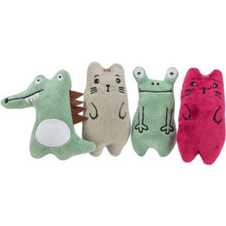 Trixie Animals - plyšové zvieratko s catnipom, 11 cm, rôzne druhy
