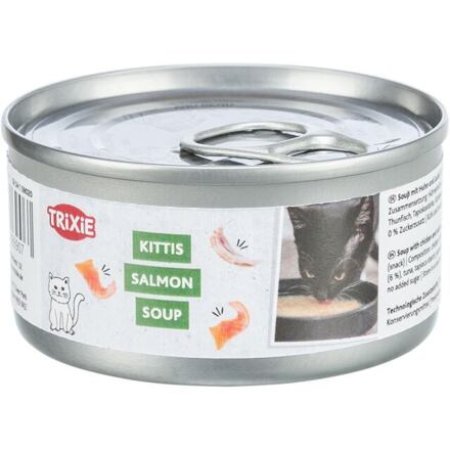 Salmon Soup losos & kura - tekutá maškrta pre mačky, (BAL 4 x 80 g)