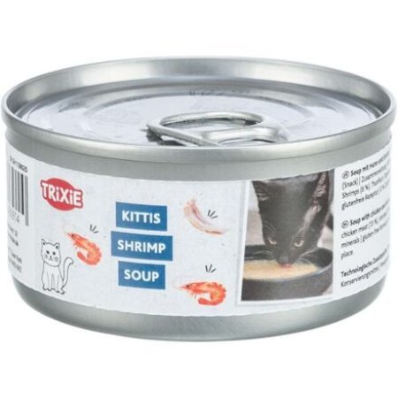 Trixie Shrimp Soup krevety & kura - tekutá maškrta pre mačky, (BAL 4 x 80 g)