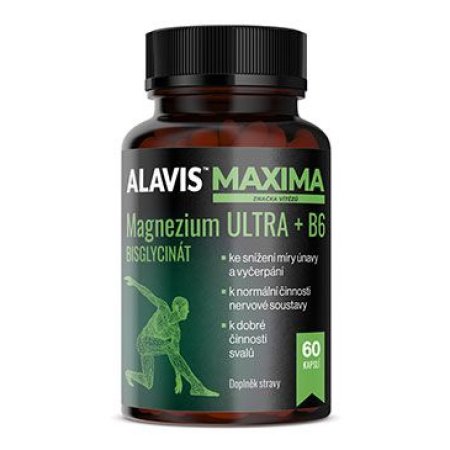 ALAVIS MAXIMA Magnézium ULTRA + B6 60 kapsúl