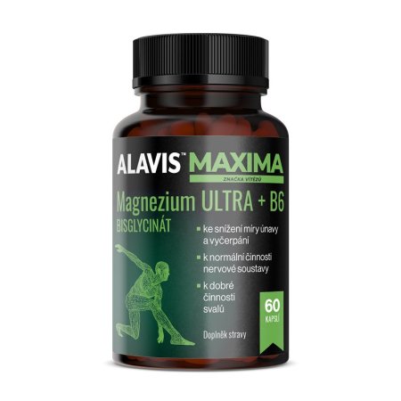 ALAVIS MAXIMA Magnézium ULTRA + B6 60 kapsúl