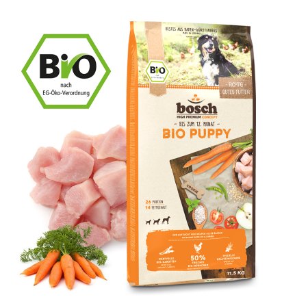 Bosch BIO Puppy Chicken + Carrot 11,5 kg (EXPIRÁCIA 08/2024)