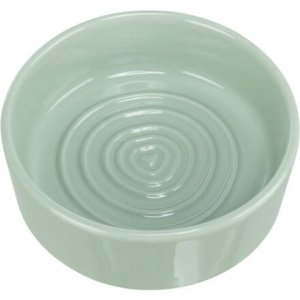 Trixie Keramická miska Viviana s letokruhmi a srdiečkom, šalvia 0,3 l/ priemer 12 cm