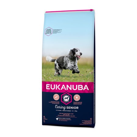 Eukanuba Senior Medium 15 kg (POŠKODENÝ OBAL)