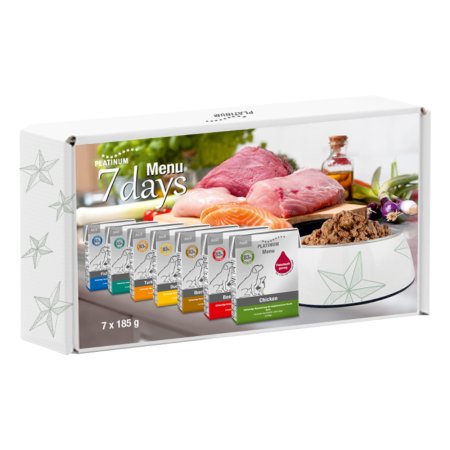 Platinum Natural 7days Menu box 7 x 185 g