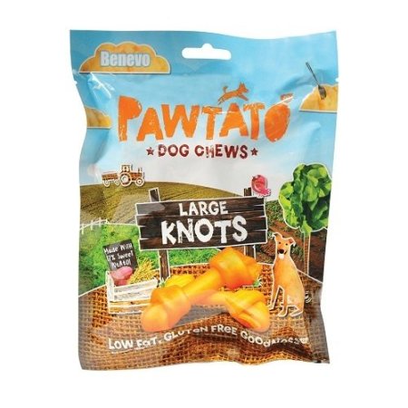 Benevo Odmena pre psov Pawtato Knots Large 180g