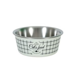 Miska nerez mačka FOOD CAT 400ml béžová Zolux