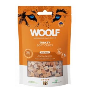 WOOLF pochúťka Soft Cubes Turkey 100g