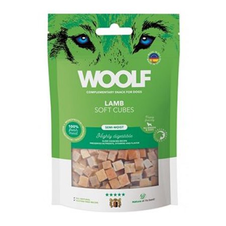 WOOLF pochúťka Soft Cubes Lamb 100g