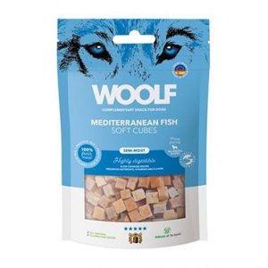 WOOLF pochúťka Soft Cubes Mediteranean Fish 100g