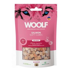 WOOLF pochúťka Soft Cubes Salmon 100g