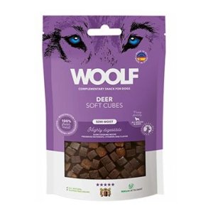 WOOLF pochúťka Soft Cubes Deer 100g
