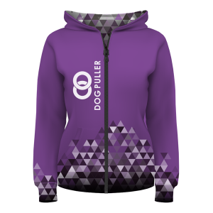 Dog Puller mikina fialová XS