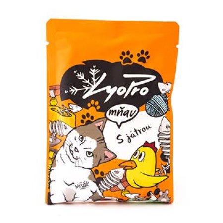 Lyopro CAT vrecko s Čerstvou pečeňou 85g