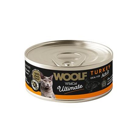 WOOLF Wildcat Ultimate konz Turkey pate 85g