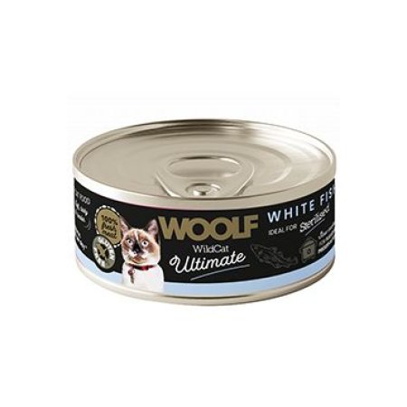 WOOLF Wildcat Ultimate konz White fish pate 85g