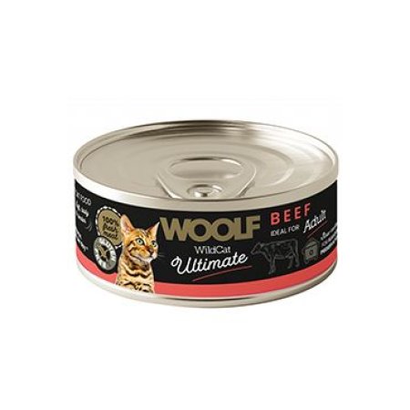 WOOLF Wildcat Ultimate konz Beef pate 85g