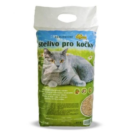 LIMARA Stelivo pre mačky ekologické 5 kg (POŠKODENÝ OBAL, váha 4,8 kg)