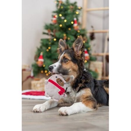 Trixie Xmas Dog - psík 16 cm, hračka pre psov so zvukom, plyš