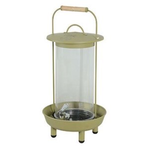 Napájačka pre hydinu plnenie zhora, kov zelená 4l Zolux