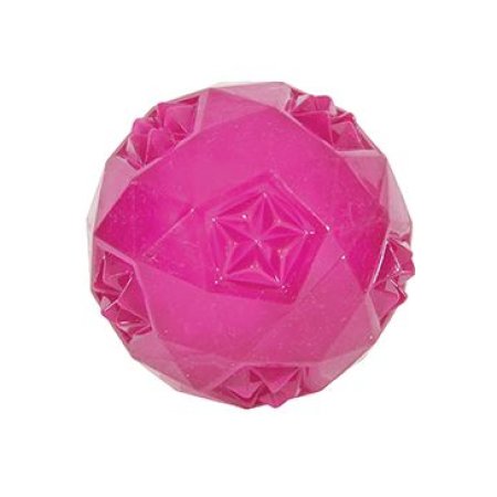 Hračka pes loptička TPR POP BALL 7,5 cm ružová Zolux