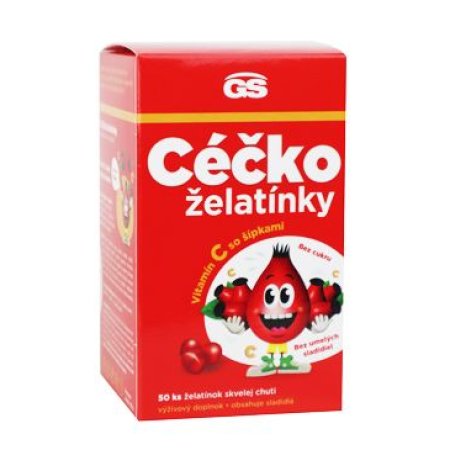 GS Céčko želatínky bez cukru VEGANSKÉ 50ks