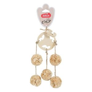 Hračka hlodavec EHOP záves s piatimi brmbolcami Zolux