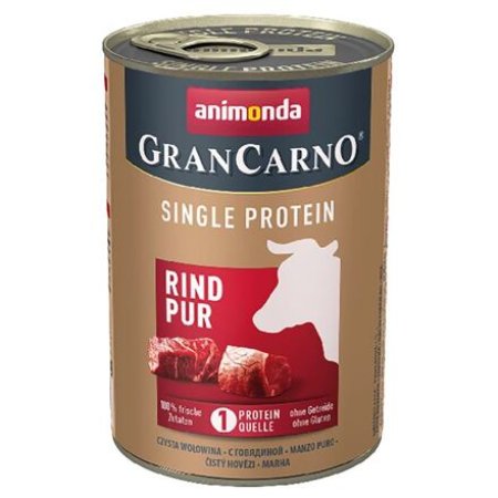 GRANCARNO Single Protein 400 g čisté hovädzie, konzerva pre psov