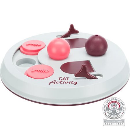 Cat Activity FLIP BOARD, strategická hra 23 cm vínová/ružová/sivá