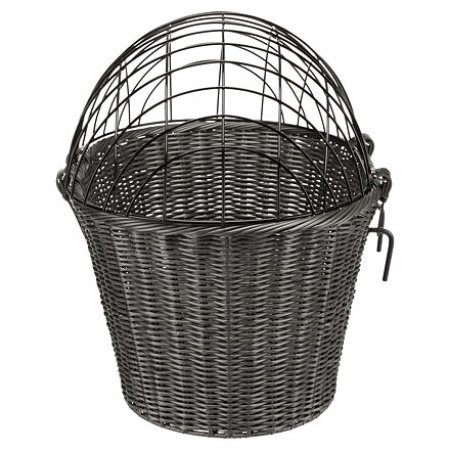Transportný košík na riadidlá, 44 x 34 x 41cm, antracit (max. 5kg)