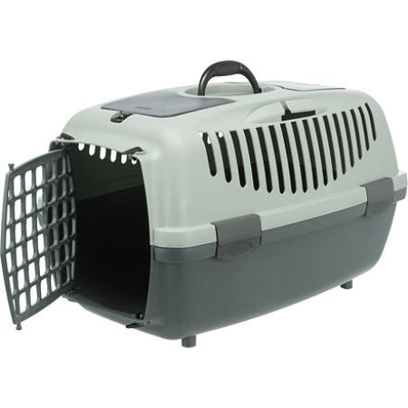 Be Eco Capri 3 transportný box, S: 40 x 38 x 61 cm, antracit / šedo-zelená (max. 12kg)