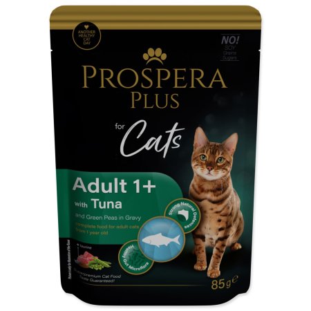 Kapsička Prospera Plus Adult 1+, Tuna, Peas 85g