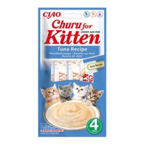 Pochúťka Churu Kitten tuniak 4x14g