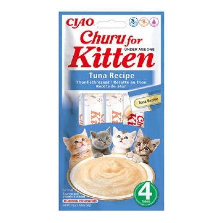 Pochúťka Churu Kitten tuniak 4x14g