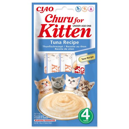 Pochúťka Churu Kitten tuniak 4x14g