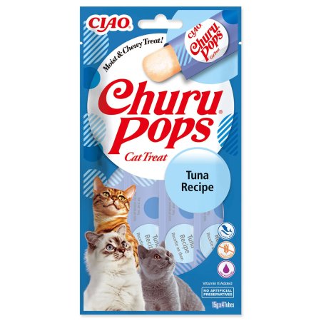 Pochúťka Churu Pops tuniak 4x15g