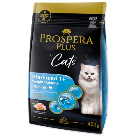 Krmivo Prospera Plus Sterilized 1+ Chicken Weight Balance 0,4kg