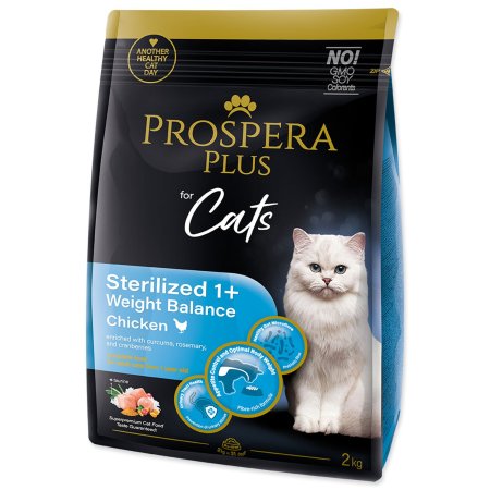 Krmivo Prospera Plus Sterilized 1+ Chicken Weight Balance 2kg