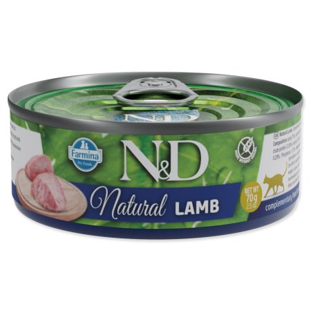 Konzerva N&D Cat Natural Lamb 70g