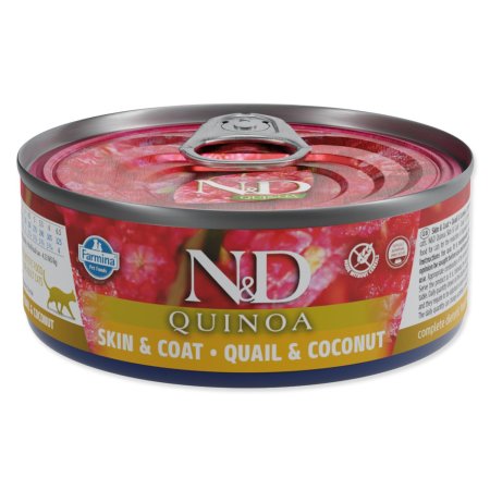 Konzerva N&D Cat Quinoa Quail & Coconut 80g