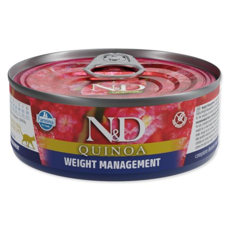 Konzerva N&D Cat Quinoa Weight Managment 80g