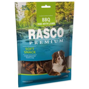 Pochúťka Rasco Premium BBQ Jahňacia rebierka 230g
