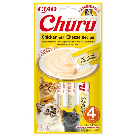 Pochúťka Churu kura so syrom 4x14g