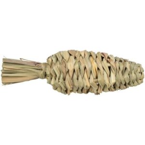 Mrkva, prírodná hračka pre hlodavce, 20 cm/ 6 cm, 100% tráva