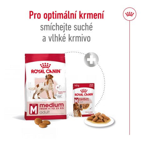 Royal Canin Medium Adult 15 + 3 kg